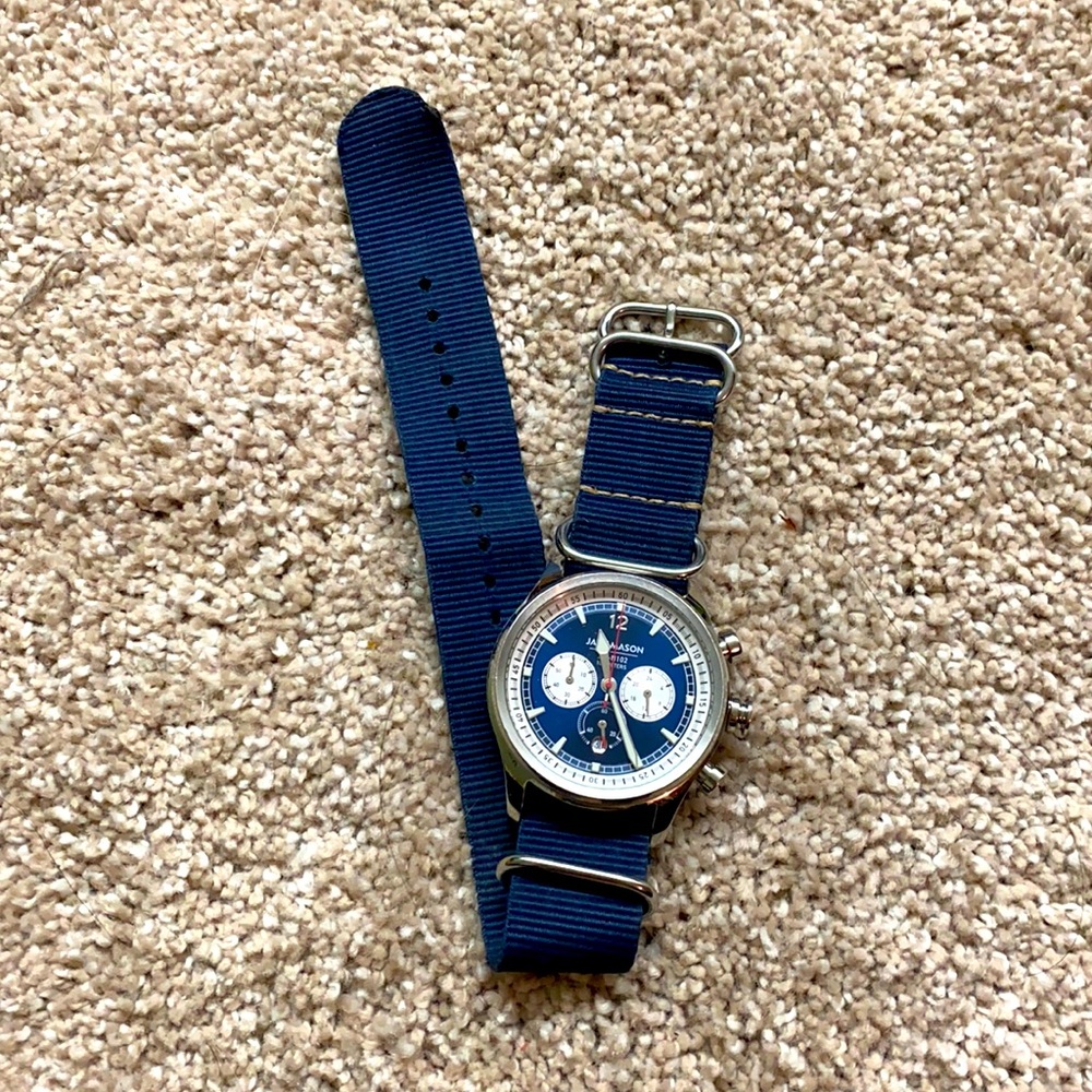 Jack mason nautical chronograph watch